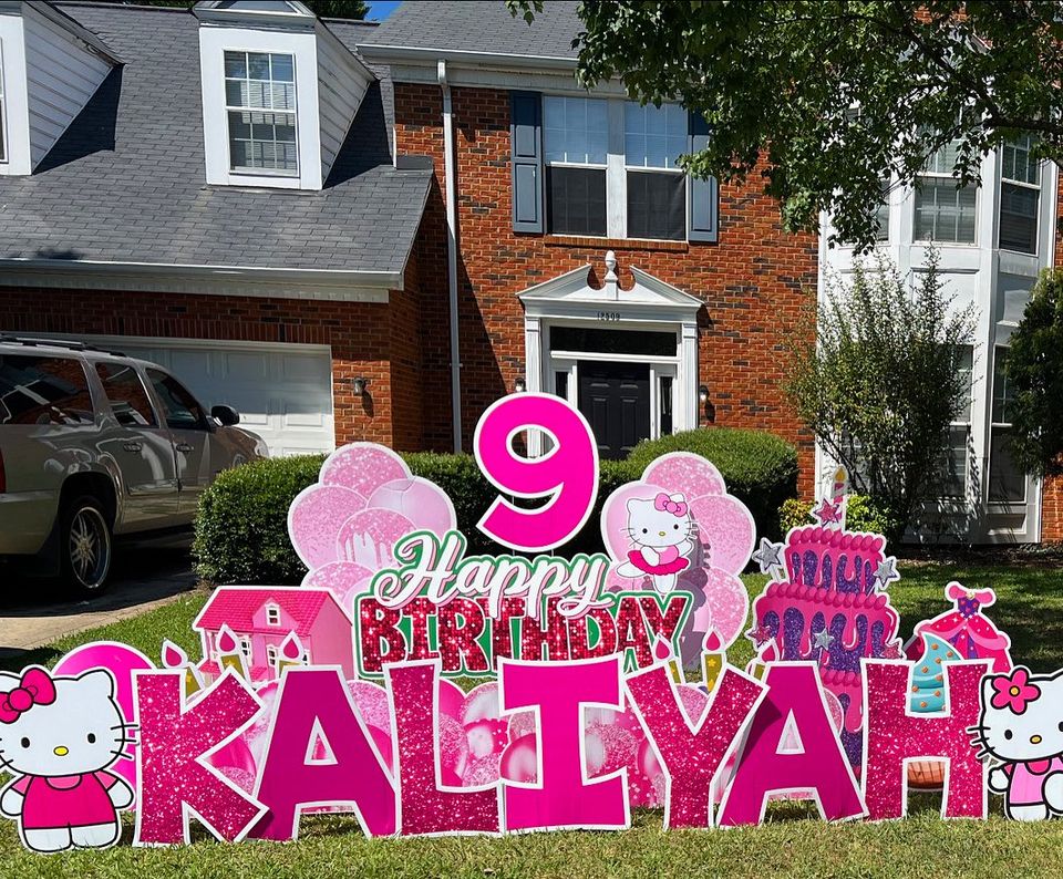 Say It Loud Birthday Yard Sign Rental