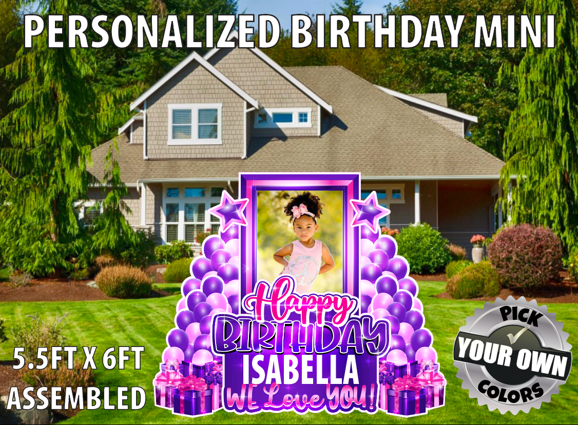 Personalized Birthday Keepsake Sign