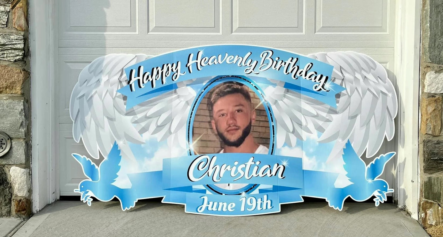 Heavenly Birthday Sign