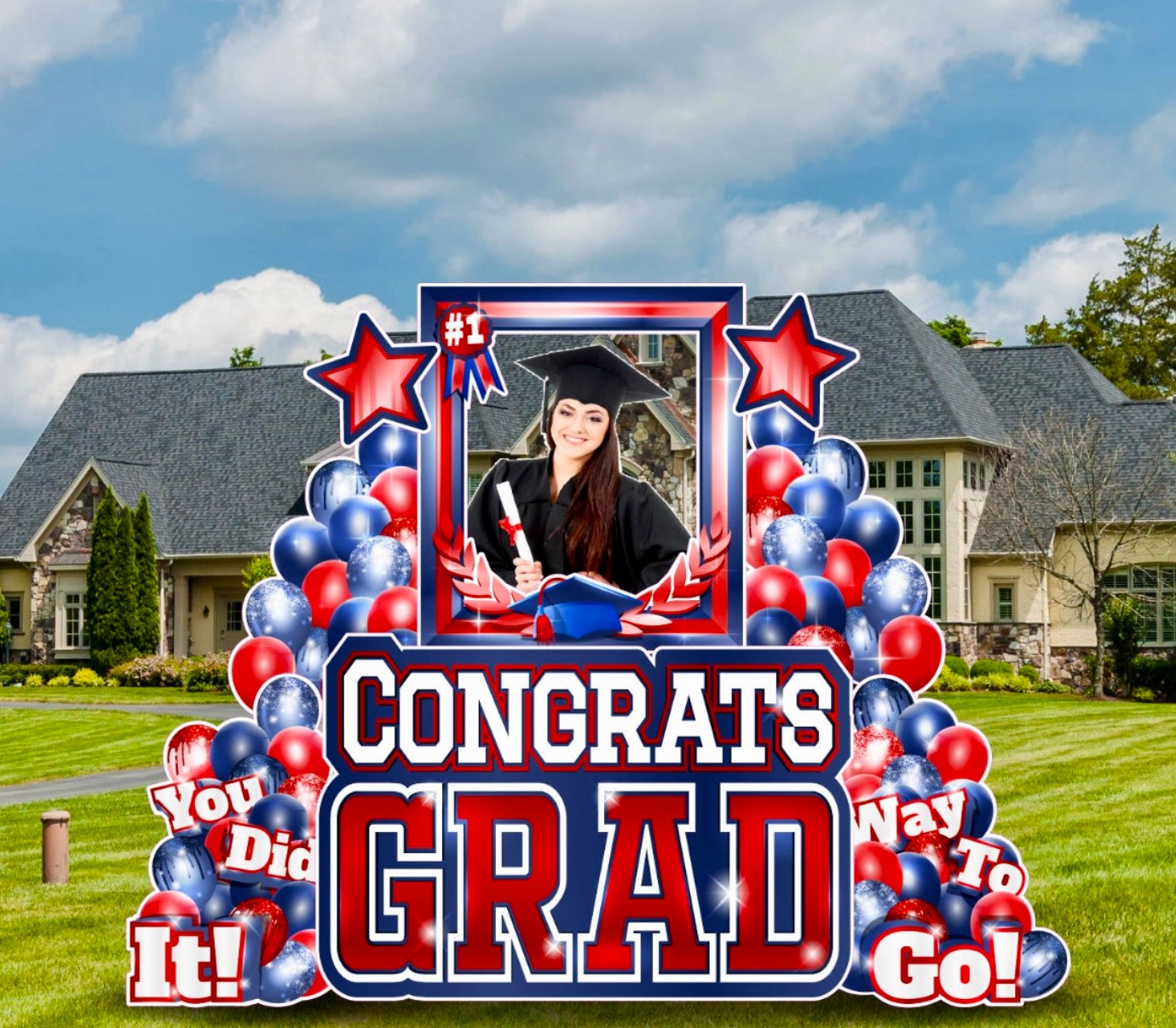 Congrats Grad Sign Personalized Personalized Graduation Keepsake Sign – Creative Yard Cards Charlotte