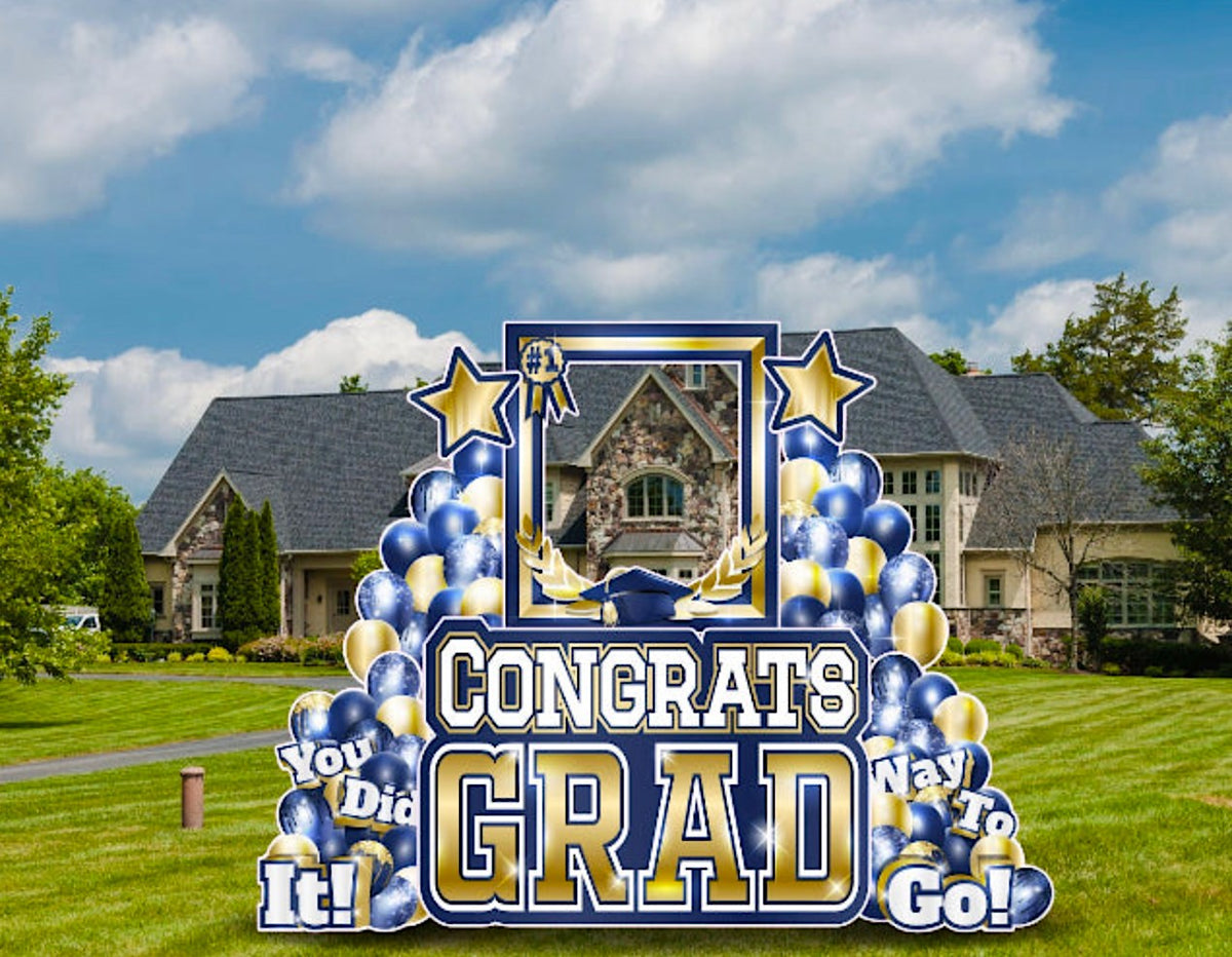 Grad Keepsake Sign Personalized Graduation Keepsake Sign – Creative Yard Cards Charlotte