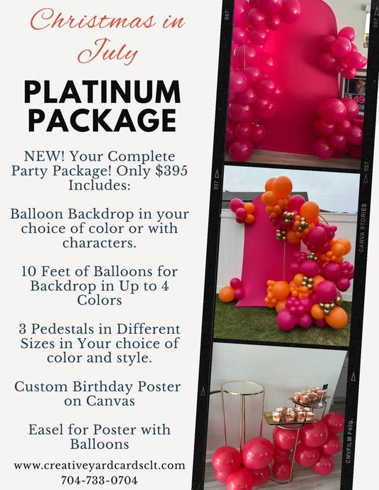 Platinum Party Package