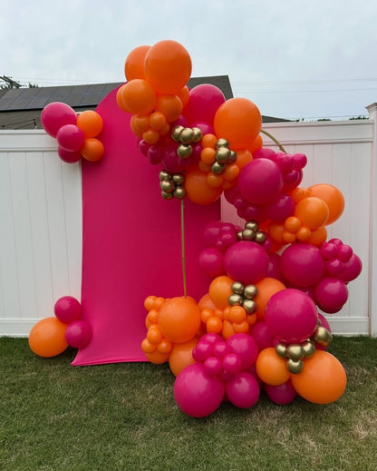 Your Choice of Single Balloon Frame with 15 Feet of Balloons
