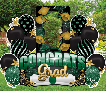 Congrats Grad Photo Opportunity Yard Sign Rental