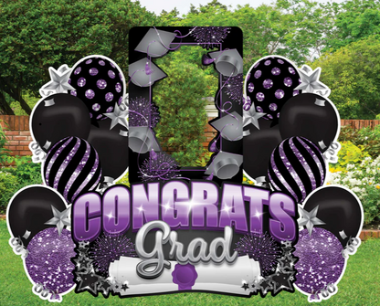 Congrats Grad Photo Opportunity Yard Sign Rental